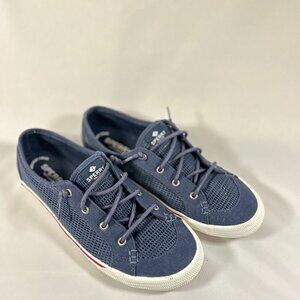 Sperry Lounge LTT Mesh Navy Slip-on Sneaker woman's sz 9.5